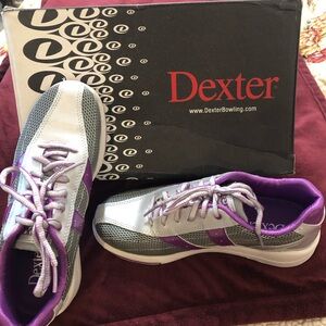 Dexter Women's Purple and Gray Bowling Shoes